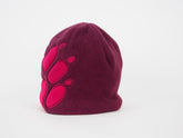 New Jack Wolfskin Kids Front Paw Hat 19424 Dark Berry Warm Hat Beanie
